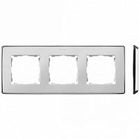 Рамка 3 поста 82 DETAIL, белый | код. 8201630-244 | Simon