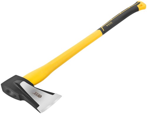 "Топор-колун ""ушастый"" кованый, фиберглассовая длинная ручка 800 мм, 2500 гр." | код 46175 | FIT фото 2