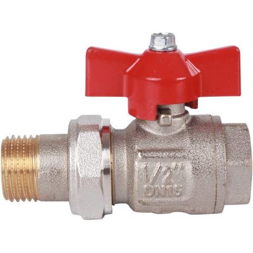 Кран шаровой со сгоном 1/2' ВН ручка бабочка IDEAL (098 1/2') | код RAN30C2EQLGTCH | ITAP Кран шаровой со сгоном 1/2' ВН ручка бабочка IDEAL (098 1/2') | код RAN30C2EQLGTCH | ITAP