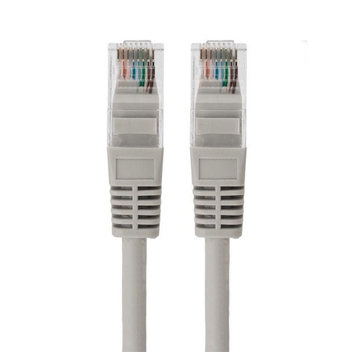 Патч-корд U/UTP. категория 5e. RJ45-RJ45. неэкранированный. LSZH серый. 1 м, | код 18-8002 | REXANT