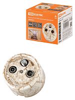 Розетка TV+R+ SAT оконечная мраморная «Болонь» TDM | код SQ1820-0157 | TDM