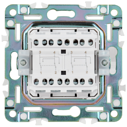 SKANDY Выключ. 2-кл. перекр. 10А SK-V06Gr сер. IEK | код SK-V23-0-10-K03 | IEK фото 3
