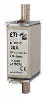 Предохранитель NH-000 Battery 20A 80V DC | код 004110075 | ETI