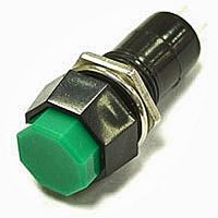Кнопочный переключатель RUICHI PBS-14B, OFF-ON, зелёный | код 56995 | Ruichi