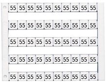 Маркировка горизонтальная DY5 (31-40) 1 пластина - 50шт (уп.500шт) Klemsan 505023