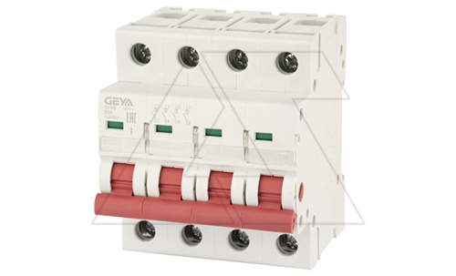 Выключатель нагрузки GYH8-4P-80, 4P, 80A, 12kA, 4M | код GYH84P80 | GEYA