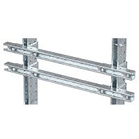 Комплект монтажных профилей на раму для крепления 1 оболочки винтами din 84 M6X40 4 шт. , горячеоцинкованный, длина 700 мм | код EX-FPR07 | DKC