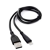 Кабель Cablexpert для Apple CCB-USB-AMAPO1-1MB, AM/Lightning, издание Classic 0.1, длина 1м, черный, блистер | код CCB-USB-AMAPO1-1MB | Cablexpert