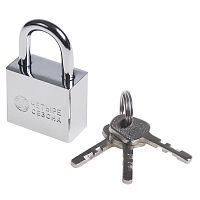 Замок навесной серия Сталь 30 мм ЧЕТЫРЕ СЕЗОНА | код 79-0033 | ЧЕТЫРЕ СЕЗОНА