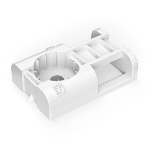 Площадка под стяжку для прямого монтажа белая (10шт/1500 шт уп/кор) Промрукав | код PR13.0445 | ПРОМРУКАВ