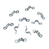 Скоба СМД 12-13 REXANT двухлапковая для металлорукава, 8 мм, 10 шт./уп. | код 28-1024-2 | REXANT