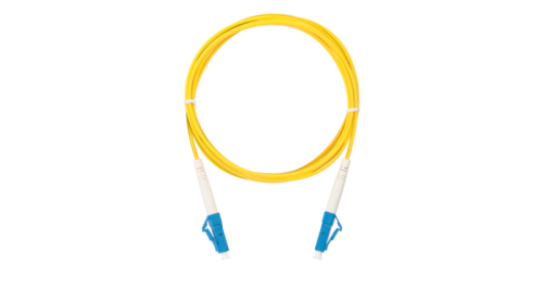 Шнур NIKOMAX волоконно-оптический, соединительный, одномодовый 9/125мкм, стандарта OS2, LC/UPC-LC/UPC, одинарный, LSZH нг(A)-HFLTx, 2мм, желтый, 3м | код NMF-PC1S2C2-LCU-LCU-003 | NIKOMAX