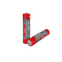 Батарейка аккумуляторная АА, 2000 мАч, 2 шт, пальчиковая, зарядка от USB Type-C REXANT | код 30-2032 | REXANT