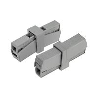 Строительно-монтажная клемма СМК 224-201 для светильника на 2 проводника (1,0-2,5)/(0,5-2,5) мм? (5 шт./уп.) REXANT | код 07-2402-05 | REXANT