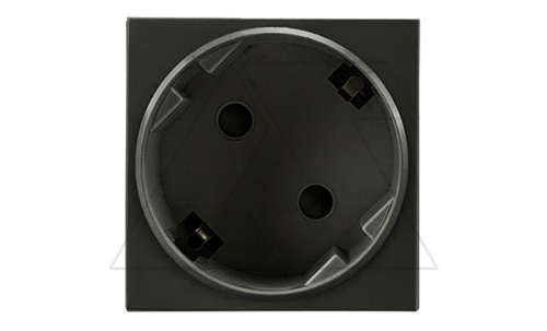 Noen - Розетка 2P+E, 2М, защ. шторки, со смещением контактов 45°, черная | код OR-GM-9010-B-GS45 | ORNO Noen - Розетка 2P+E, 2М, защ. шторки, со смещением контактов 45°, черная | код OR-GM-9010-B-GS45 | ORNO