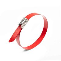 Стяжки стальные с покрытием СКС-П (316) 7,9*600 (красн) (Fortisflex) | код 83078 | Fortisflex