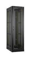 Шкаф серверный 19, 47U, перфорированные дверь и стенки, Ш800хВ2323хГ1000мм, в разобранном виде, черный | код TFE-478010-PPPP-BK | TLK