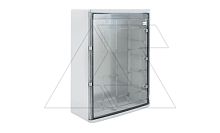 Щит навесной с монт. панелью, 600X400X200мм (ВхШхГ), дверь прозрачная ABS, IP65, поликарбонат | код 001-046-406020-00-44 | Mutlusan