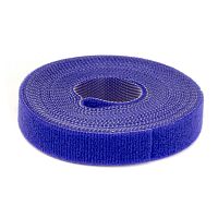 Хомут многоразовый, мягкий, на тканевой основе шириной 9мм, в рулоне 5м, синий | код 285X09BU | DKC