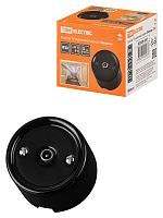 Розетка TV оконечная черная «Болонь» TDM | код SQ1820-0253 | TDM