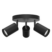 Светильник настенно-потолочный под лампу GU10 черн. FERON 41924