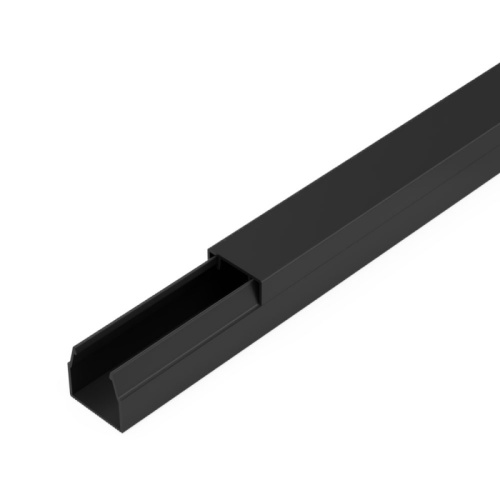 Кабель-канал черный 2-й замок в п/э 12х12 мм (120 м/уп) Промрукав | код PR03.0208 | ПРОМРУКАВ Кабель-канал черный 2-й замок в п/э 12х12 мм (120 м/уп) Промрукав | код PR03.0208 | ПРОМРУКАВ