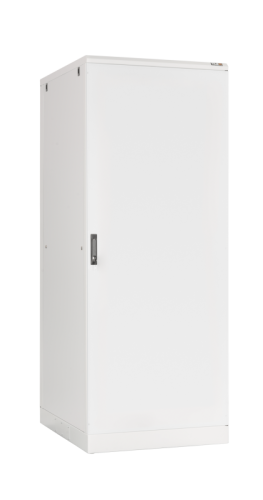 Шкаф напольный 19, 42U, металлическая дверь, Ш800хВ2080хГ1000мм, в разобранном виде, серый | код TFL-428010-MMMM-GY | TLK