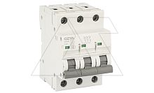 Авт. выключатель GYM8-3P-10C, 3P, 10A, хар-ка C, 4,5kA, 3M | код GYM83P10C | GEYA