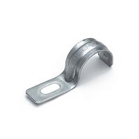 Скоба металлическая однолапковая усиленная противопожарная СМОУ d19-20 мм (100шт/1200шт уп/кор) Промрукав | код PR13.02401 | ПРОМРУКАВ