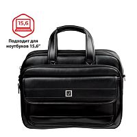 Сумка деловая BRAUBERG с отделением для ноутбука 15,6 , Dandy , 2 отделения, экокожа, 41х31х15 см | код 240511 | BRAUBERG
