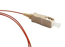 Hyperline FPT-B9-50-SC/PR-1.5M-LSZH-OR Пигтейл волоконно-оптический MM 50/125 (OM2), SC, 1.5 м, LSZH | код 243911 | Hyperline