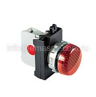 Арматура сигнальная красная со светодиодом 12-30 В перем. и пост. тока | код CM060XK | EMAS