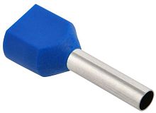 Наконечник-гильза НГИ2 2,5-12 (синий, 20шт) | код. UTE10-4-D3-3-100 | IEK