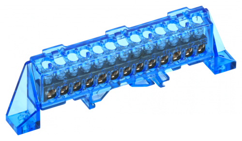 TEKFOR Шина N ноль в комб. изол. Стойка 6х9-15-С IEK | код TF-NN10-15-DP-K07 | IEK
