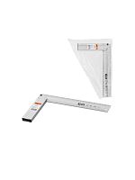 Угольник столярный 250 мм алюминиевый, усиленный, облегченная рукоятка, Рубин TDM | код SQ1018-0511 | TDM