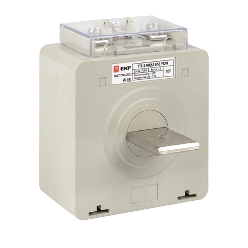 Трансформатор тока ТТЕ-A-400/5А с клеммой напряжения класс точности 0,5S PROxima | код tte-S-400-0.5S | EKF Трансформатор тока ТТЕ-A-400/5А с клеммой напряжения класс точности 0,5S PROxima | код tte-S-400-0.5S | EKF