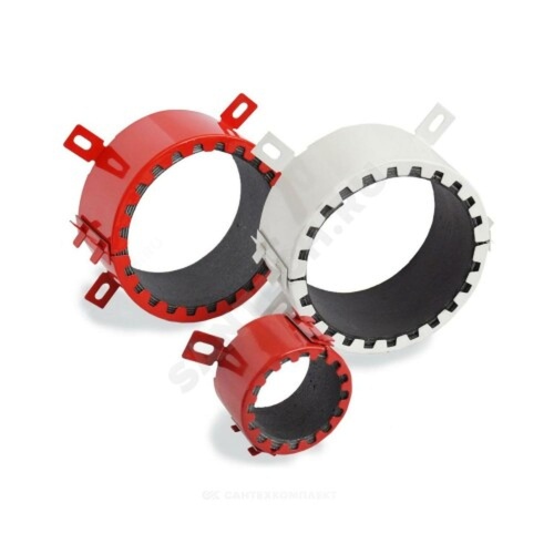 Муфта противопожарная Ду110 ПМ-110 с замком для пластиковых труб | код 016-0603 | ОГНЕЗА