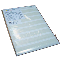 Маркер самоламинирующийся, л.А4, 25х10, диам.10мм, 40 шт/л. | код LAN-MCL-25x10x10 | LANMASTER