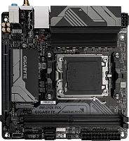 Материнская плата Gigabyte A620I AX SocketAM5 AMD A620 2xDDR5 mini-ITX AC`97 8ch(7.1) 2.5Gg RAID+HDMI+DP | код 2013754 | GIGABYTE