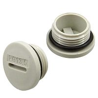 Заглушка для кабельного ввода RUICHI PG13.5, пластиковая, серая | код 69817 | Ruichi