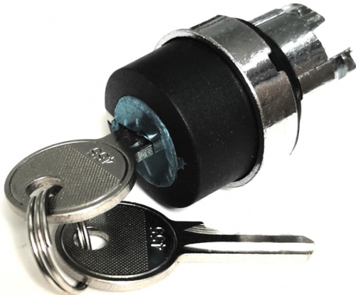 КПЕ 21КС IP40 LAY4-BG3.BR Головка для переключателя 22 мм 3 позиции с ключем с фиксацией металлическая | код LAY4-BG3.BR | Briswik