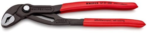 COBRA клещи переставные сантехнические с фиксатором, 50 мм (2'''')| код KN-8701250 | KNIPEX