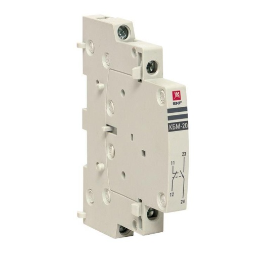 Контакт боковой дополнительный КБМ-20 2NO для КМ PROxima | код km-cs-20 | EKF