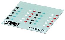 Маркировочный лист SK 5,08/3,8 DN | код 1965458 | PHOENIX CONTACT