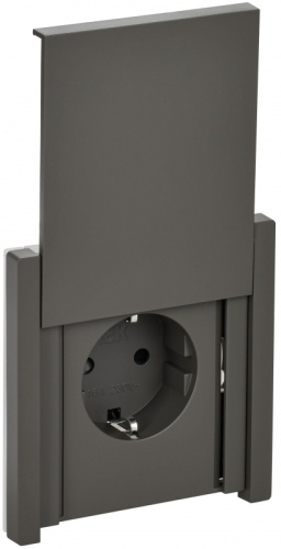 FORTE&PIANO Роз. с з/к/ш с кр. б/к 16А IP44 FP319 сер. IEK | код FP-R16-16-1-44-K03 | IEK