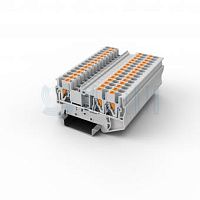 Клемма push-in проходная 3 контакта 2,5 мм2, серая | код TPI2,5TW | ПРОВЕНТО