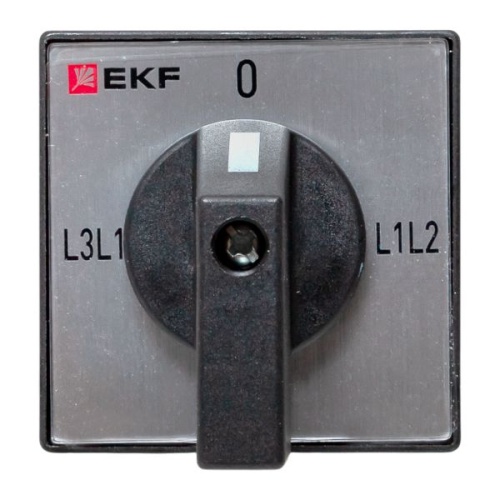 Переключатель кулачковый ПК-1-73 10А 3P для вольтметра (линейное напряжение) IP65 EKF | код pk-1-73-10-65 | EKF фото 3
