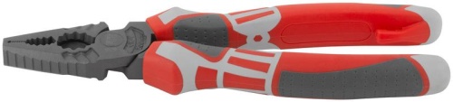 Плоскогубцы комбинированные ''Эталон'', CrV сталь, ребра жесткости на губках, тефлоновое покрытие, 3К прорезиненные ручки 200 мм | код 50695 | FIT фото 5