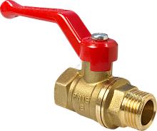 Кран шаровой 11Б27фт1М 1' ВН ручка рычаг | код VF.215.LR1.100 | Valfex