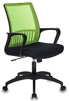 Кресло Бюрократ MC-201 салатовый TW-03A сиденье черный TW-11 сетка/ткань крестов. пластик | код 1067265 | БЮРОКРАТ